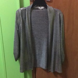 Gold and brown cardigan